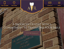 Tablet Screenshot of dranthonyramirez.com